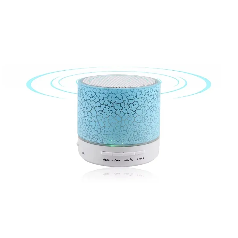 Høyttaler - Bluetooth med LED - Bærbar & Mini-format - Black