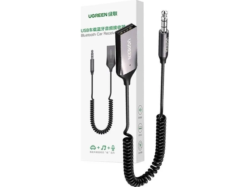 Ugreen bluetooth adapter Bluetooth bilmottaker UGREEN 70601B (grå)