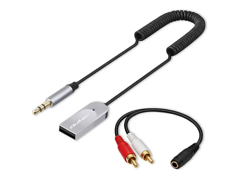 Qoltec - Lydforlengerledning - mottaker - Bluetooth 6.0
