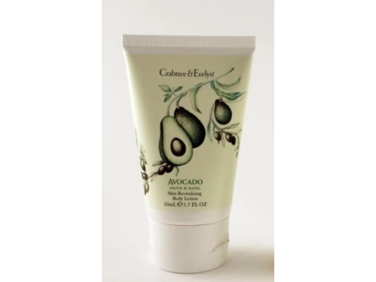 Crabtree & Evelyn Avocado Olive & Basil revitaliserende bodylotion 50 ml