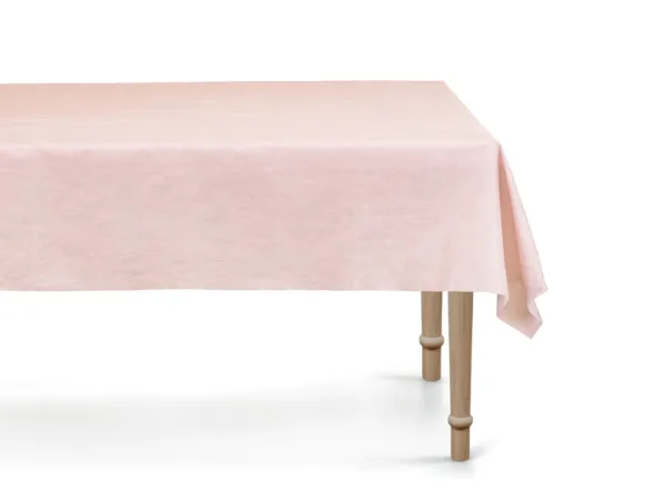 PartyDeco OBS2-081J, Rektangulær, Lyserosa, Syntetisk, Bordduk, Innendørs, 120 x 180 cm
