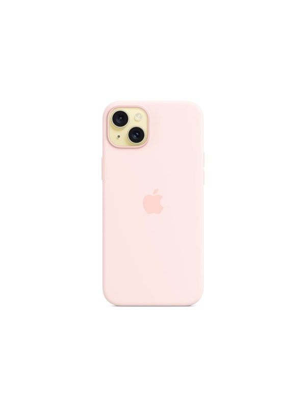 Apple iPhone 15 Plus Silicone Case with MagSafe - Light Pink
