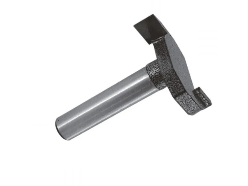 Dedra fres til tre med hardmetallplater sporende T (07F122B)