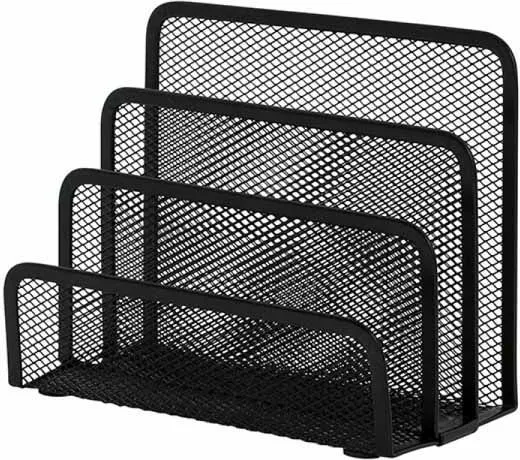 Q-Connect sorteringsholder for korrespondanse Q-Connect Office Set, metall, 3 rom, sort KF00876