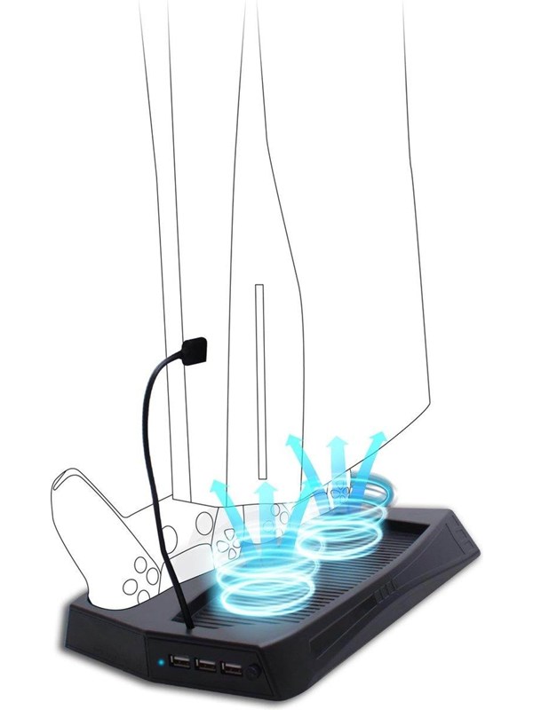 Freaks And Geeks Docking Station with Charging Station and Ventilation - PS5 - Sony PlayStation 5