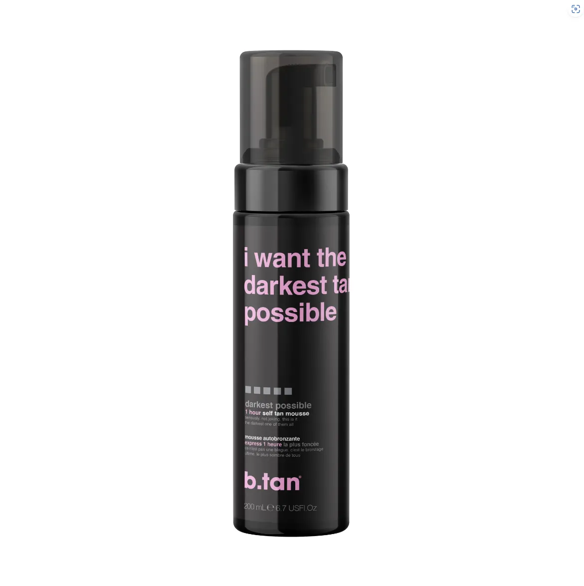 b.tan i want the darkest tan possible 200ml tan mousse