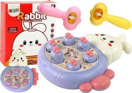 LeanToys Whac-A-Mole kanin-spill
