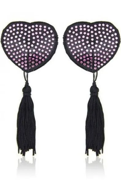 Shine Red Nipples Tassels Nipple covers
