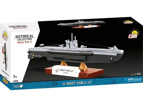 COBI ubåt VIIB U-47 byggesett