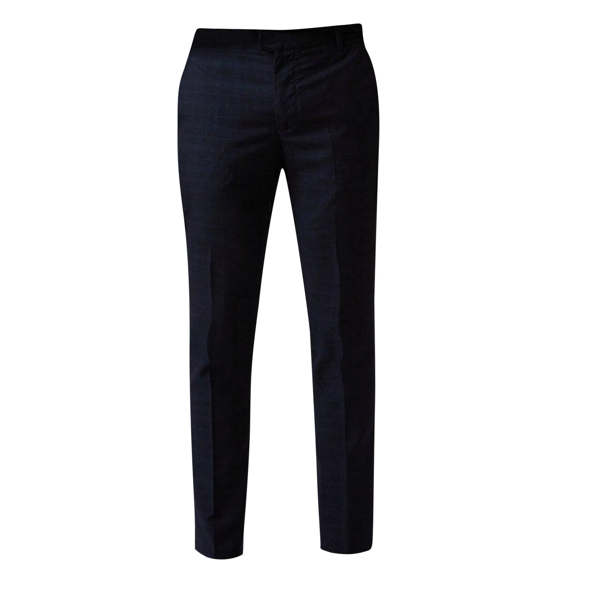 Burton Mens Checked Slim Suit Trousers