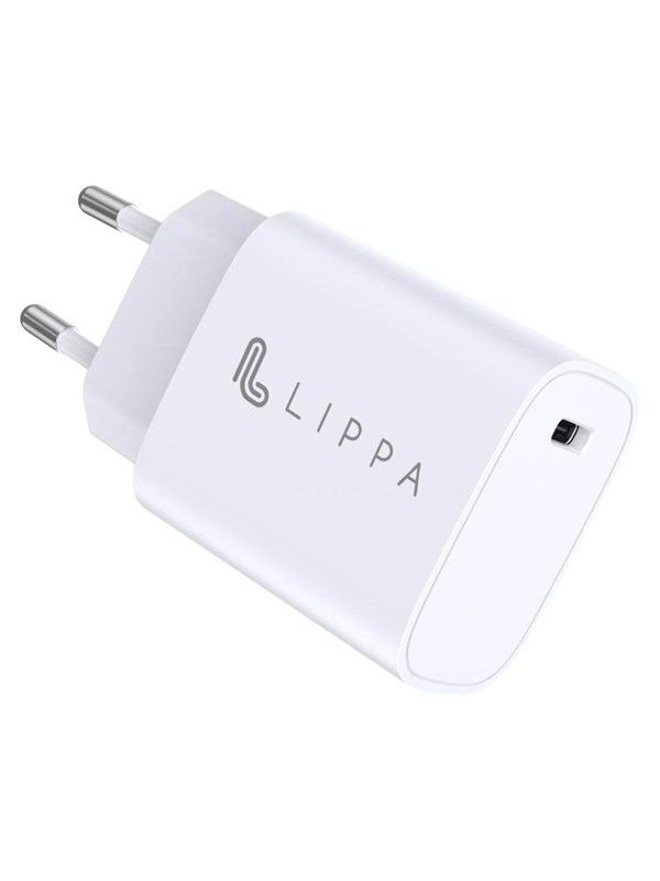 Lippa 20W USB-C PD Wall Charger - White