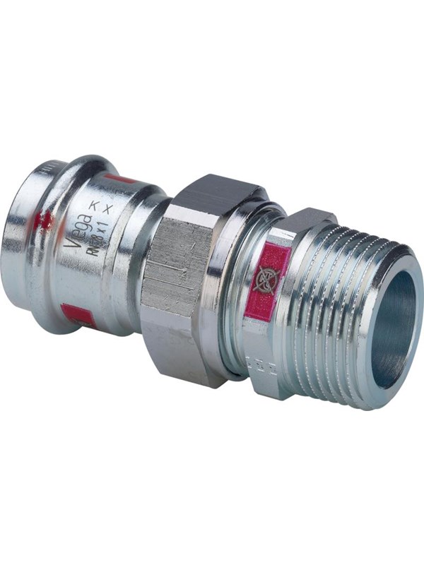 Viega Prestabo transition fitting 15 x 1/2 Steel / Galvanized