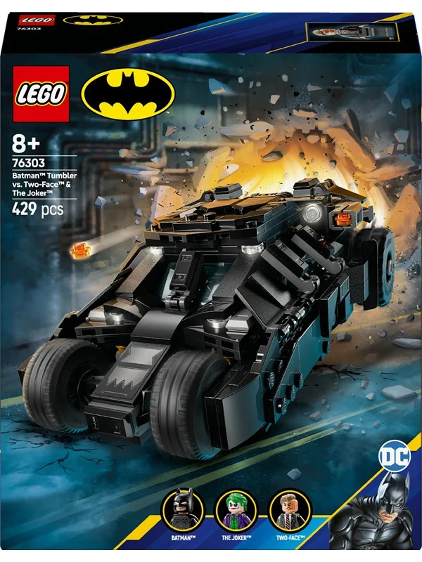 LEGO Super Heroes 76303 Batman™ med Tumbler mot Two-Face™ og The Joker™