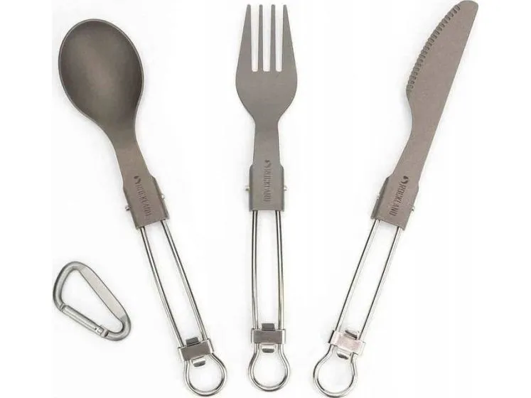 Rockland bestikk Titanium Tools skje gaffel kniv