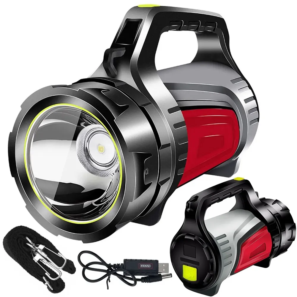 LED-lommelykt med Håndtak & Powerbank