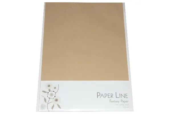 Vestergaar: Fantasy kartong 180 g A4 10 stk. sand i pakke