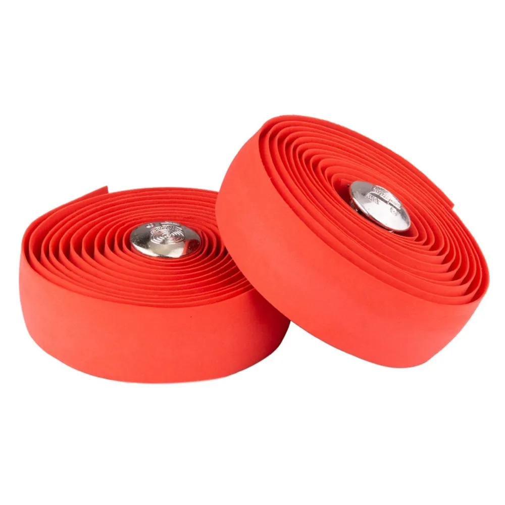2 Ruller Sykkelstyre Anti - Slip Tape Styreomslagstropp - Rød