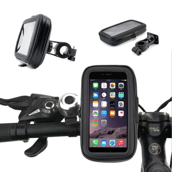Universal Vanntett Mobilholder Sykkel Sykkelveske Mobil 6,2"