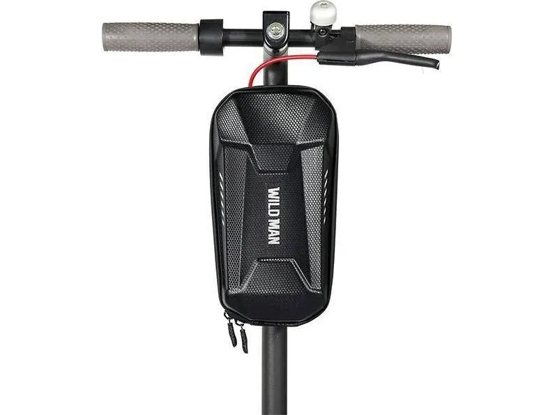 Scooterkoffert / holder WILDMAN ES8X rammeveske svart / svart