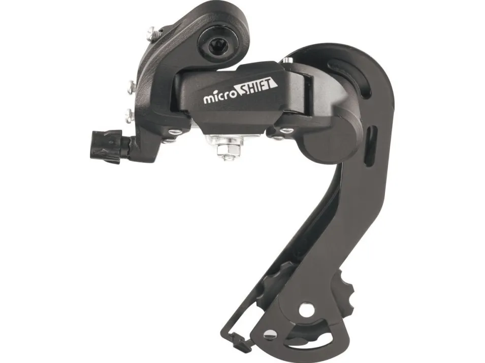 Microshift bakgir MICROSHIFT, 6-7 gir (2/3x6/7), kompatibelt med Shimano, langt bur, maks gir 28-30T, min gir 13-14T, kapasitet 43T (NY)