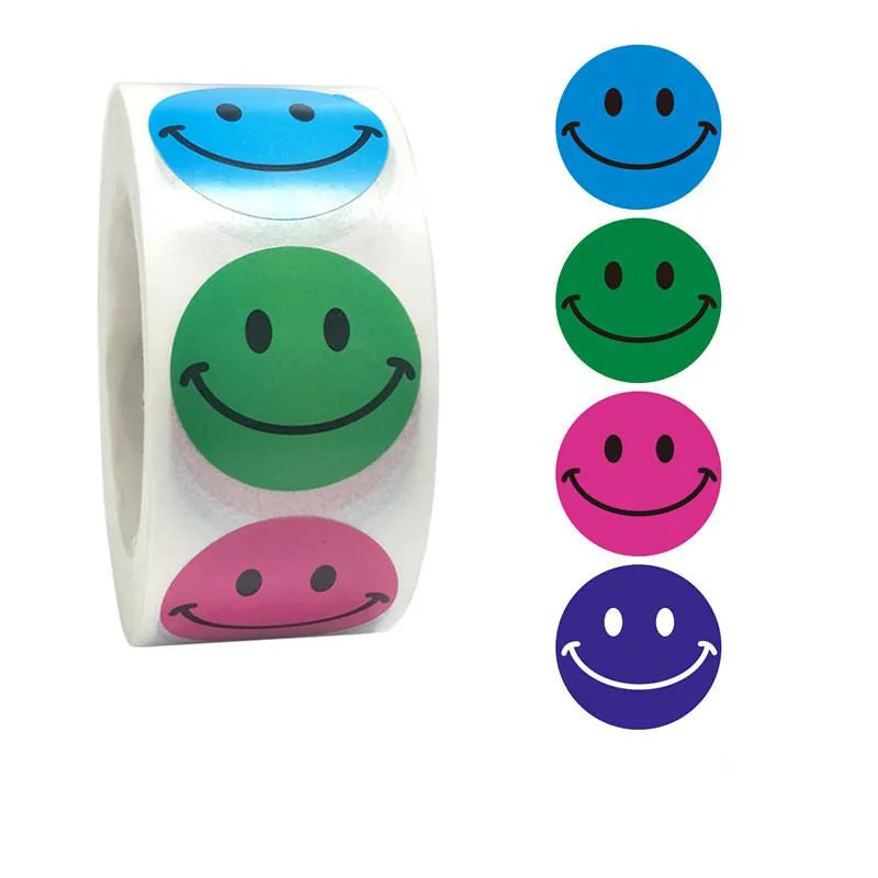 500 klistremerker klistremerker - Smiley / Emoji-motiv - Tegneserie