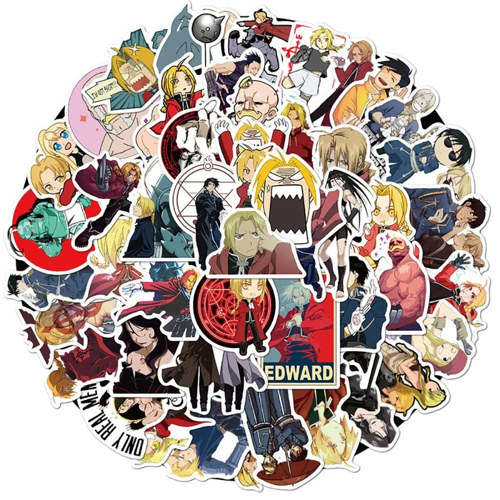 Klistremerker - Fullmetal Alchemist - 50 stk