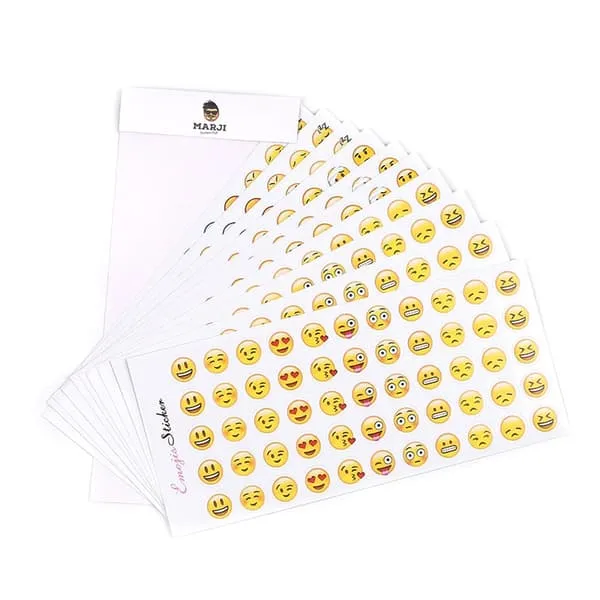 Emojiklistremerker - 33 Ulike motiv