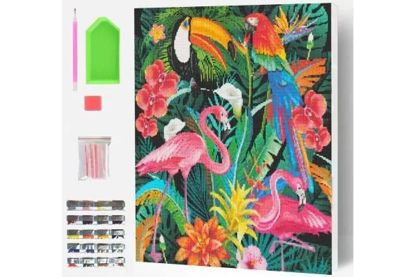 Planet Splat Planet diamantpuslespill TROPICS 30x40 cm
