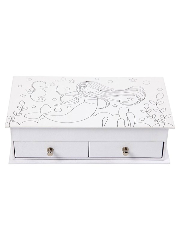 Creativ Company Jewelery box Papier mâché Mermaid with mirror