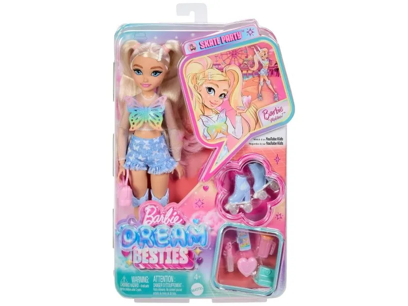 Barbie Mattel Dream Besties Malibu på ruller (JFX96)