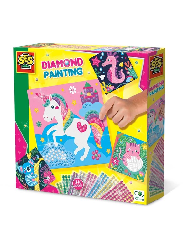SES Creative SES Diamond Painting - Happy Animals