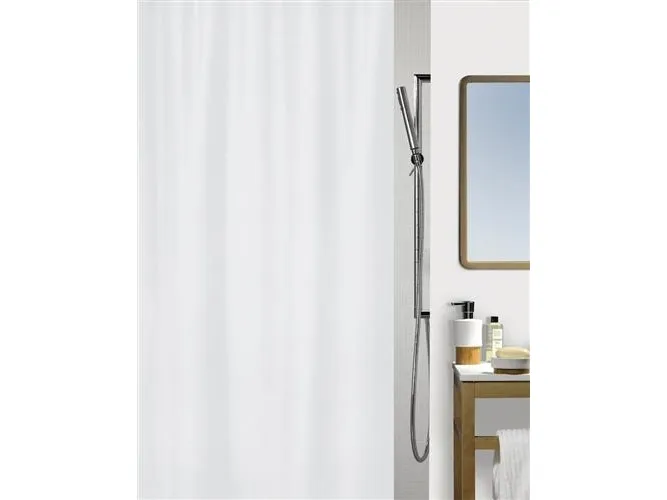 Badeforhæng 120-200cm Bio hvid