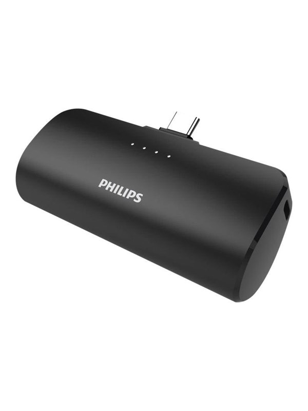 Philips power bank - Li-Ion - 24 pin USB-C - 9.25 Watt Nødlader - 2.5 Ah