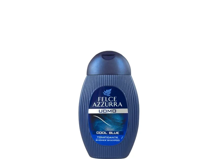Felce Azzurra Shower Gel Shampoo for Men Cool Blue 250ml + 150ml 13.53oz