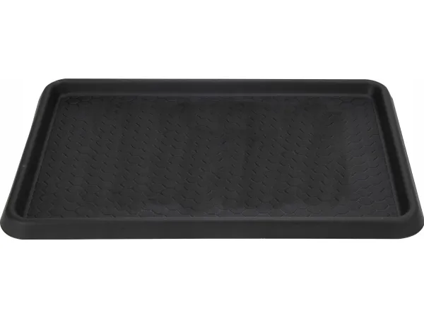 Home Styling Collection dry pad oppsamlingsbrett/underlag til sko 60x40 cm svart