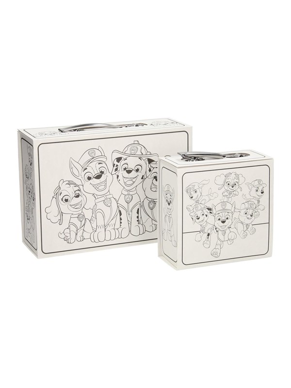 Wins Holland - Color your own PAW Patrol Suitcases Set of 2