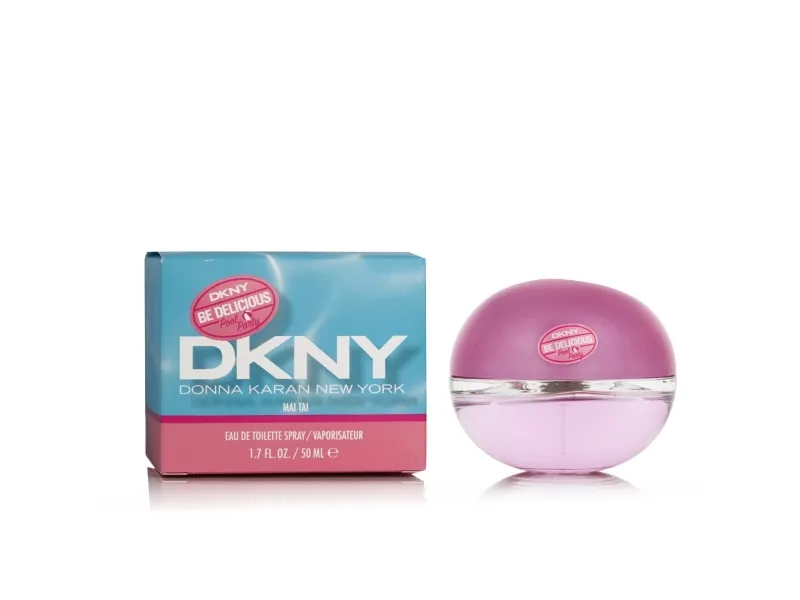 DKNY Be Delicious Pool Party Eau de Toilette Perfume Spray For Women Mai Tai 1.7 Fl. Oz. Amber Wood