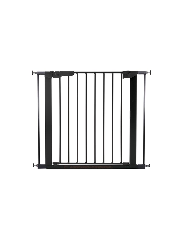 BabyDan Premier Sikkerhetsgrind med 2 forlengere, sort, 86-93,3 cm
