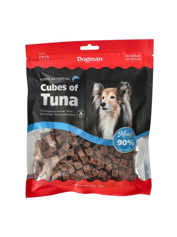 Dogman Meaty Tunfiskterninger Hundegodbiter 250g