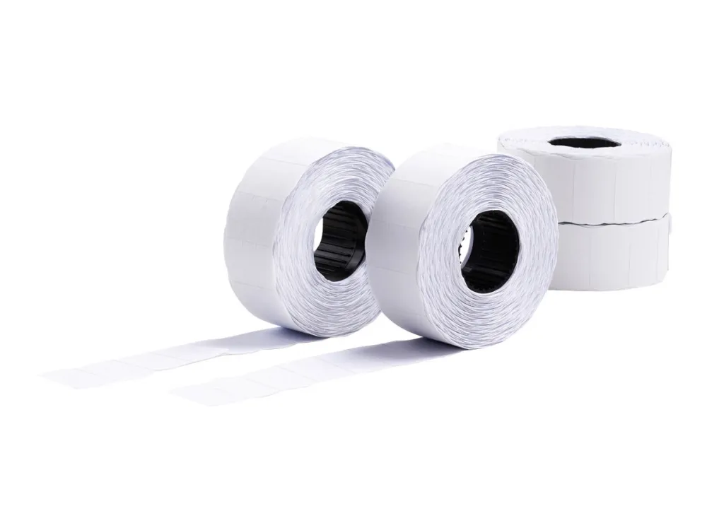 Avery PLP1626 - Papir - permanent lim - hvit - 26 x 16 mm 12000 etikett(er) (10 rull(er) x 1200) prislappetiketter