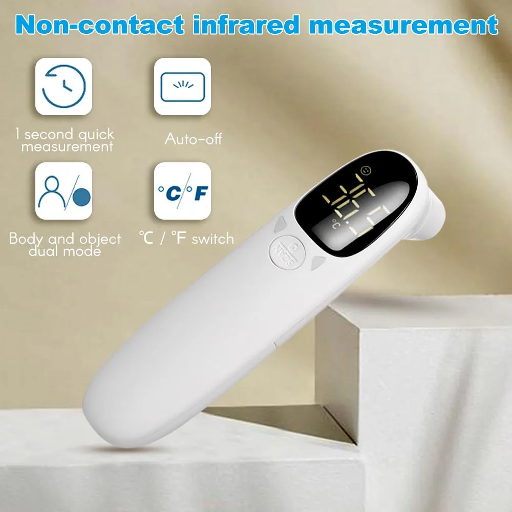 Stort LCD IR-termometer Febertermometer
