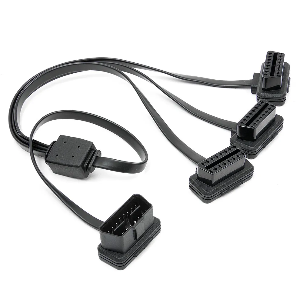 1x3 OBD2 OBDII Splitter skjøteledning 1x hann 3x hunn