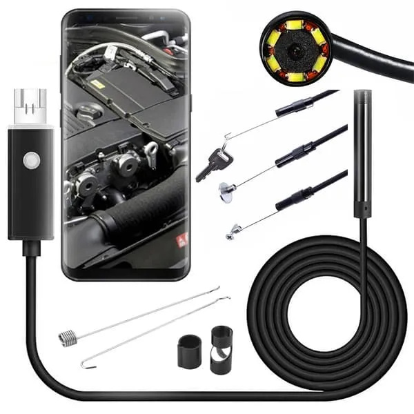 10m LED USB Endoskop Inspeksjonskamera for Android & PC