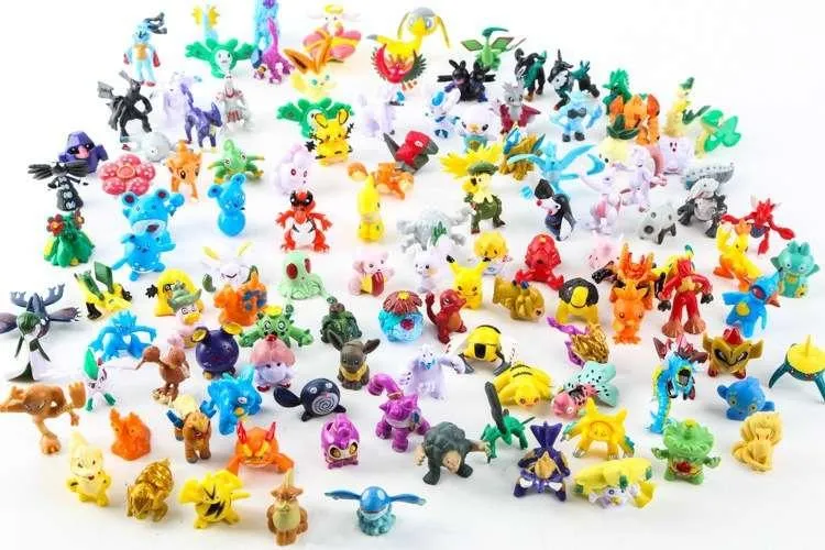 24 stk fargerike Pokemon-figurer - Samle Mini Pokemon Pikachu