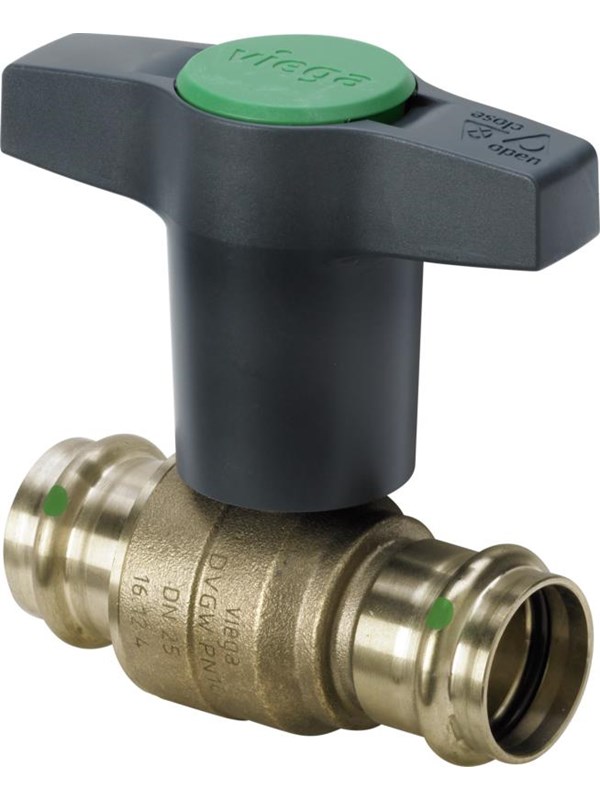 Viega Easytop ball valve 15 mm gunmetal