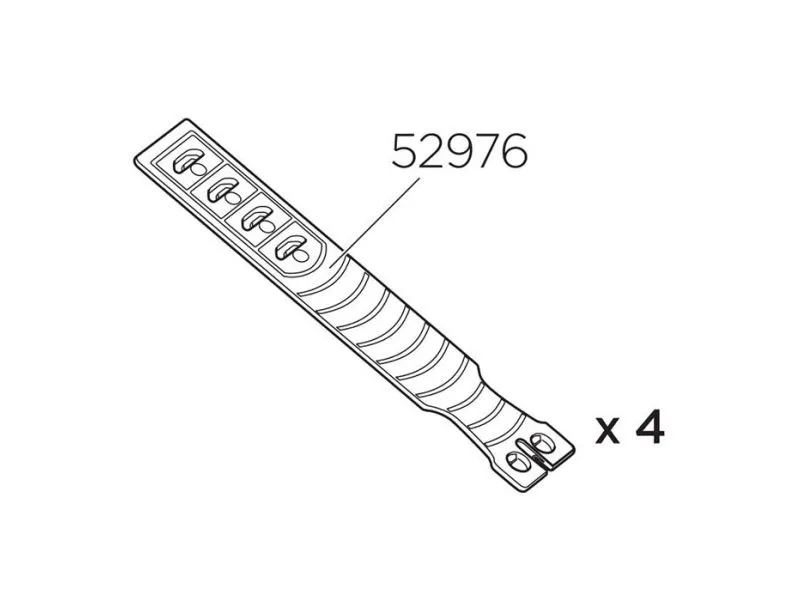 4 stk. Thule reservedel 52976 til WingBar edge
