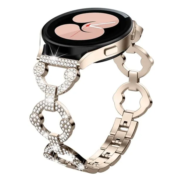 Garmin Vivoactive 3 / 3 Music / Venu rhinestone dekor klokkerem - Champagne-Gull