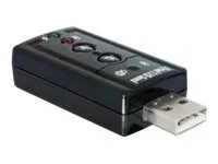 Delock - Lydkort - 24-bit - 96 kHz - 7.1 - USB 2.0 - CM6533