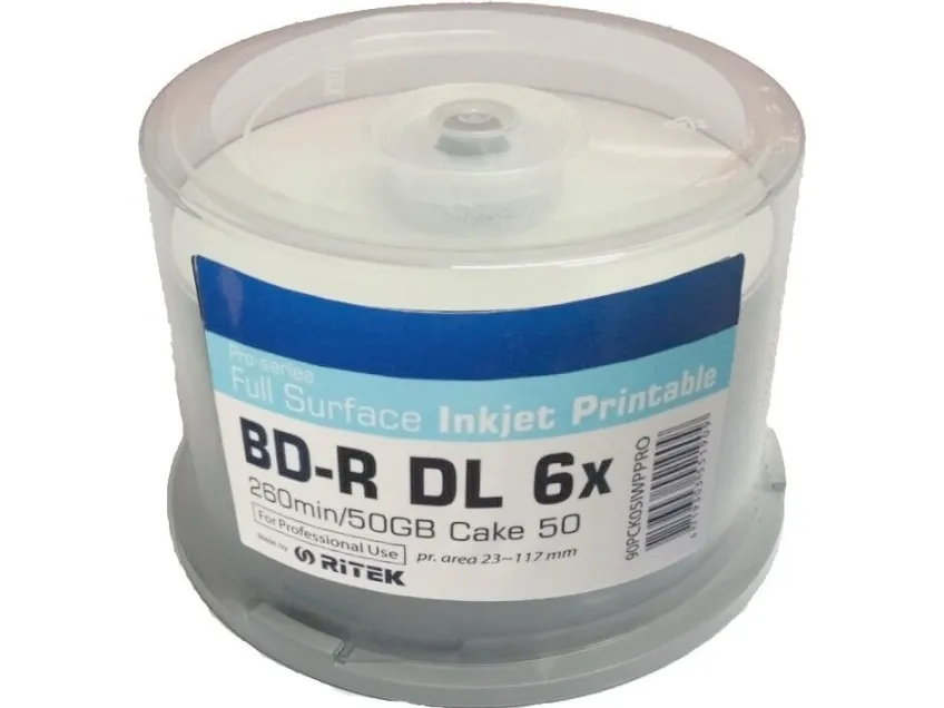 Traxdata BD-R DL 50 GB 6x 50 stk (TRBDL50)