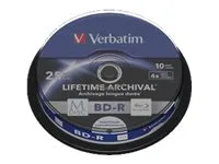 Verbatim M-Disc - 10 x BD-R - 25 GB 4x - blekkstråleskrivbar overflate - spindel